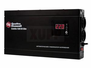 Стабилизатор напряжения QUATTRO ELEMENTI Stabilia    1500 W-Slim (1500 ВА, 140-270 В, 3,5 кг) Настенный