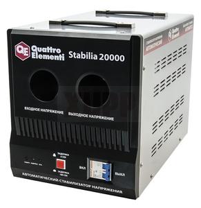 Стабилизатор напряжения QUATTRO ELEMENTI Stabilia 20000 (20000 ВА, 140-270 В, 25.5 кг, байпас)