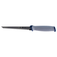 Ножовка выкружная КОБАЛЬТ мини 150 мм, 8 TPI, закаленный зуб, 3D-заточка, двухкомпонентная рукоятка