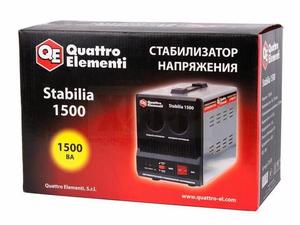 Стабилизатор напряжения QUATTRO ELEMENTI Stabilia  1500 (1500 ВА, 140-270 В, 3,9 кг)