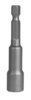 Головка торцевая ПРАКТИКА  "Профи" магнитная 8 х 65 мм с хвостовиком HEX 1/4" (1шт), блистер